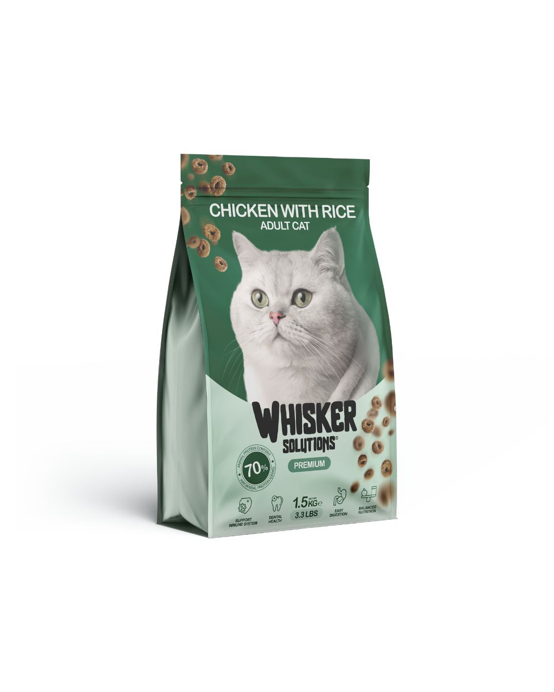Whisker Solutions Adult Cat Chicken with Rice
