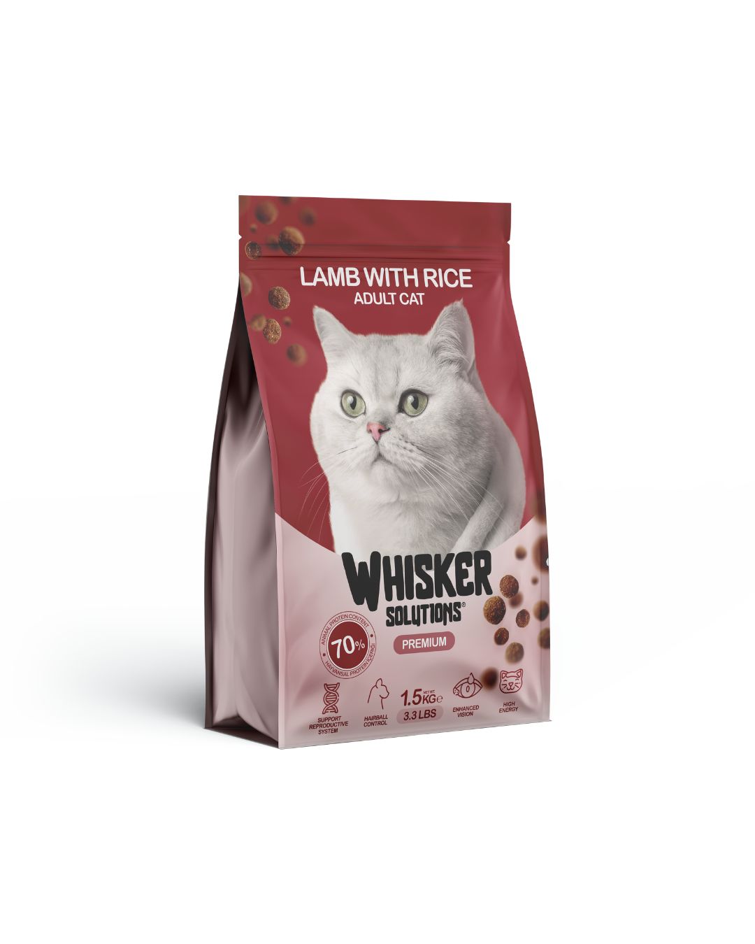 Whisker Solutions Adult Cat Lamb with Rice