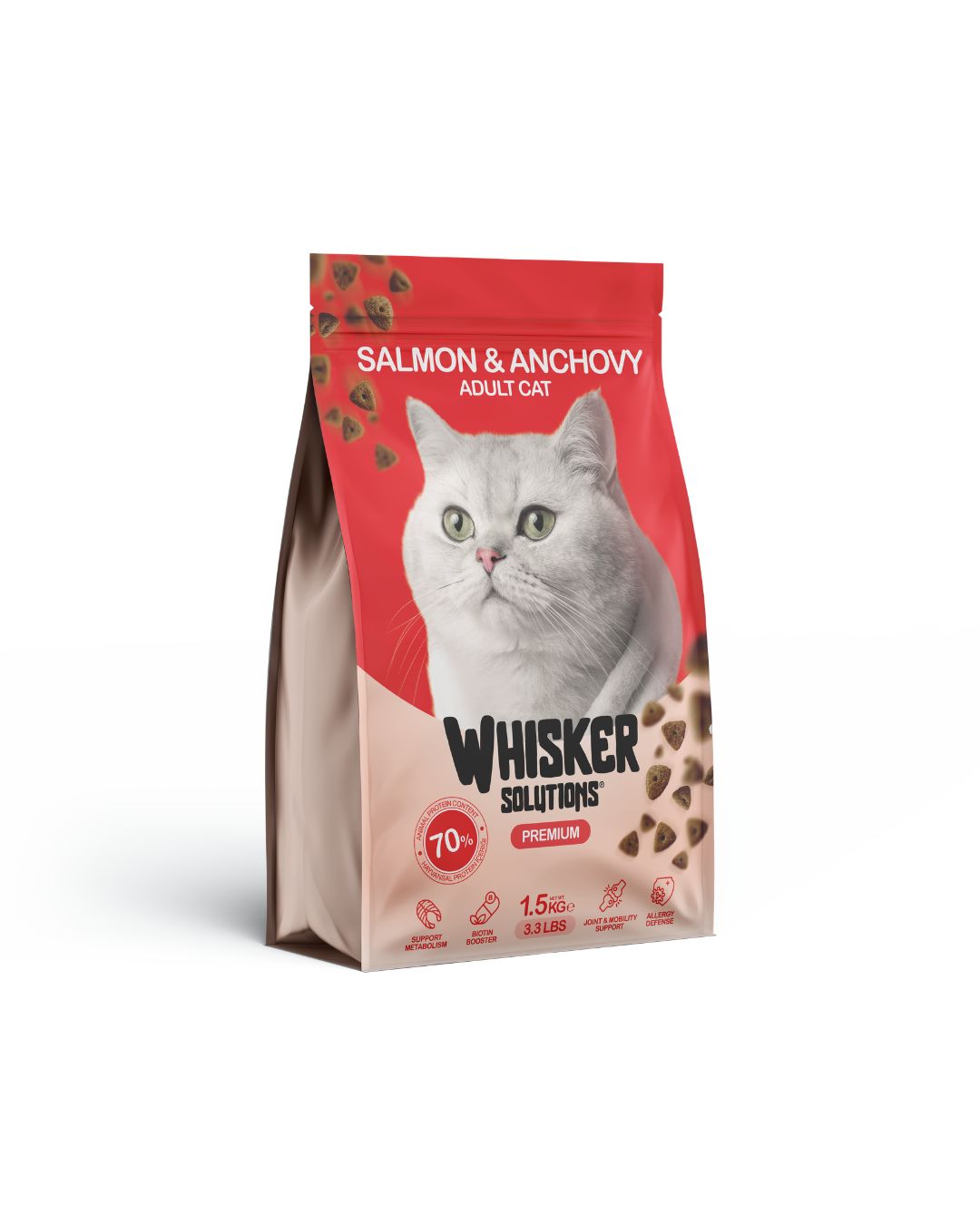 Whisker Solutions Adult Cat Salmon and Anchovy